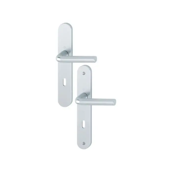 Uso juegos de placas de cierre arles, acabado plateado - hoppe - 596201 con 3 Llaves Incluidas