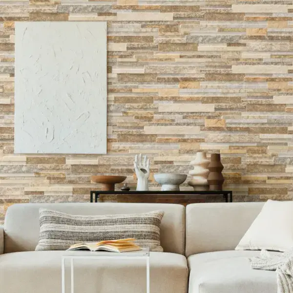 Plaqueta gres Yukon beige 17 x 52 cm