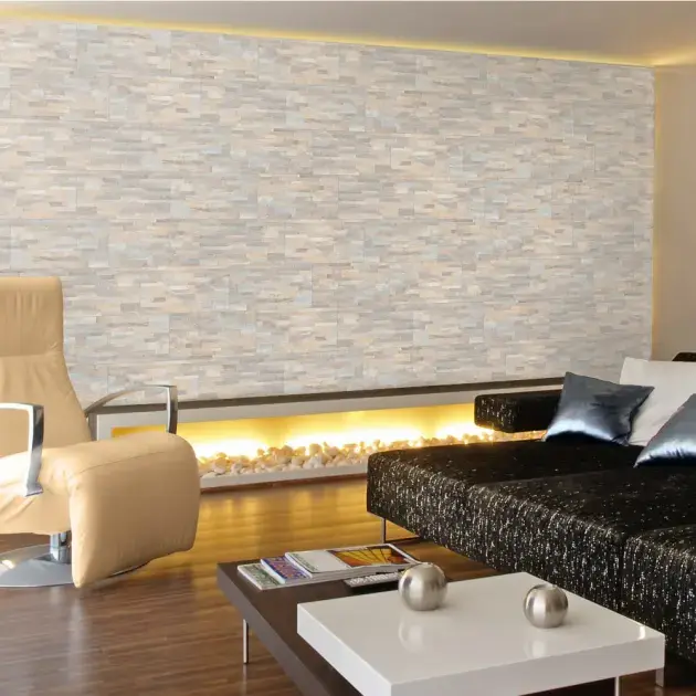 Plaqueta quarzite blanco