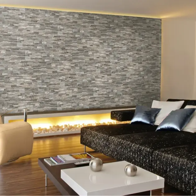 Plaqueta quarzite ceniza