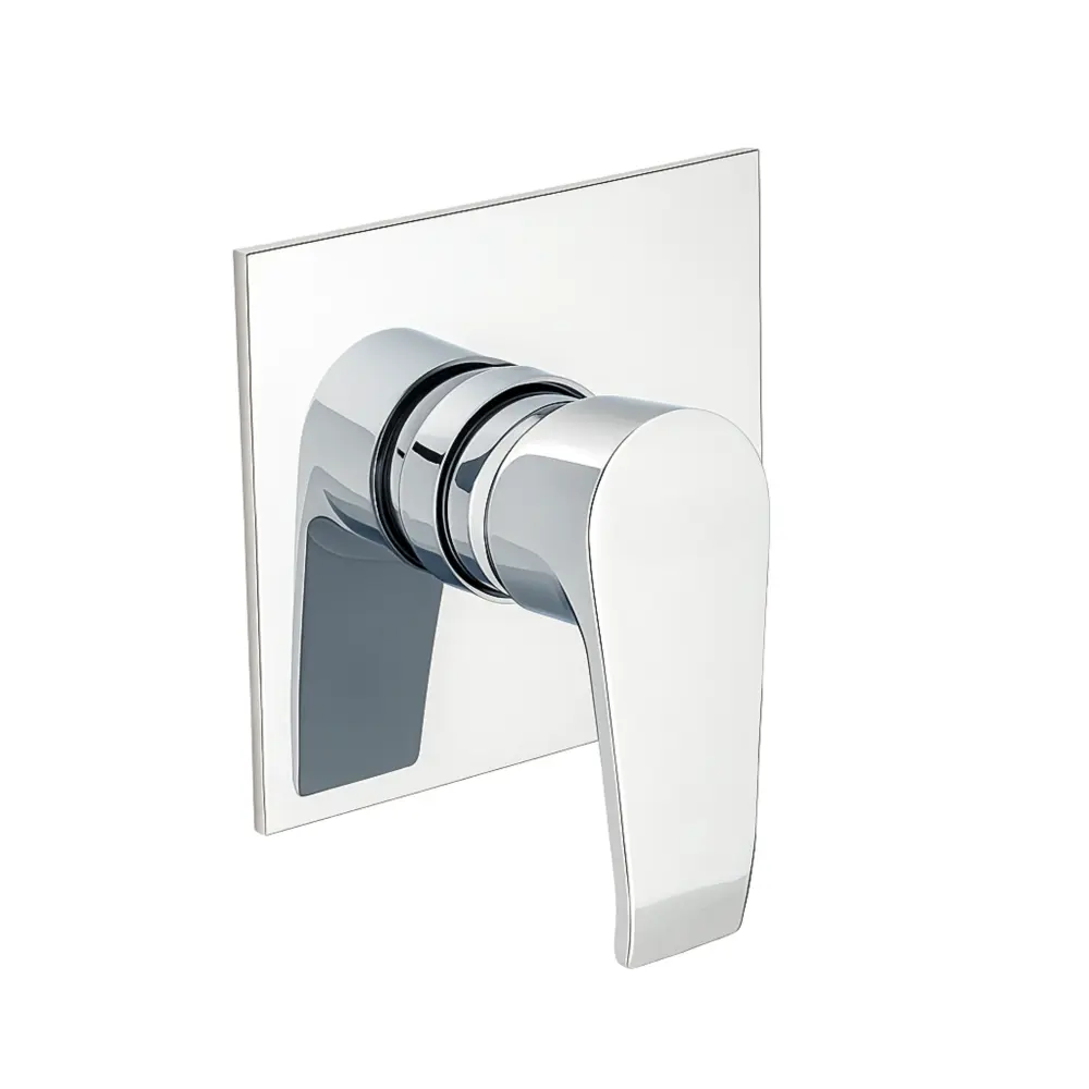 Plomada Láser Monomando Empotrable Para Regadera "Paula" Cromo