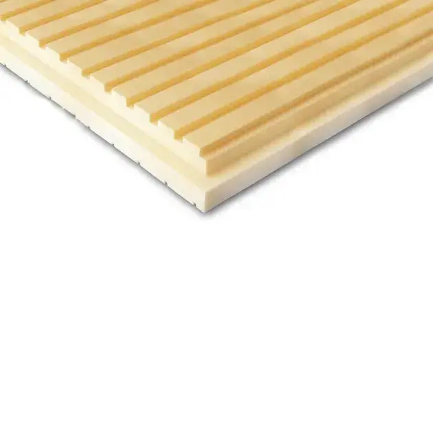 Placa de poliestireno extruído ranurado 125 x 60 x 4 cm