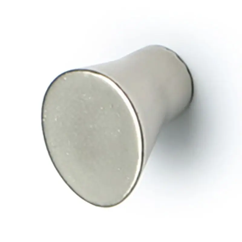 Pomo zamak siena d16x19 h17 niquel mate para Puertas de Exterior