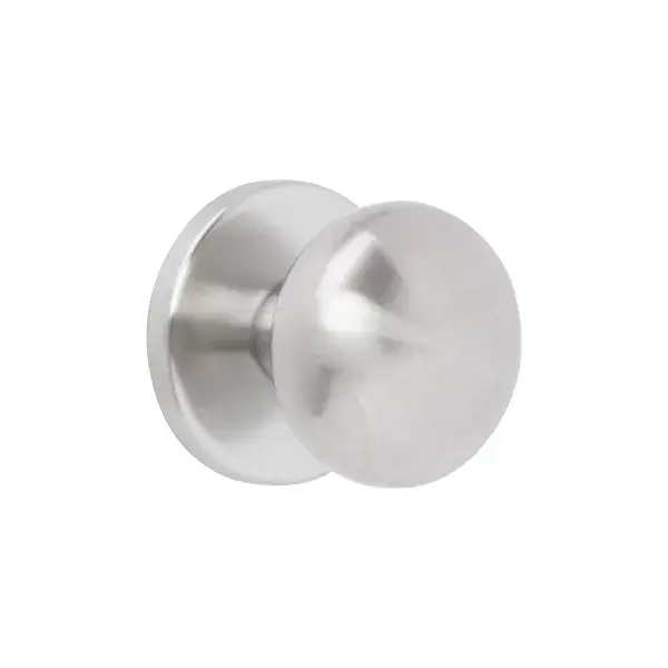 Pomo para puerta liso inoxidable ø 75 mm