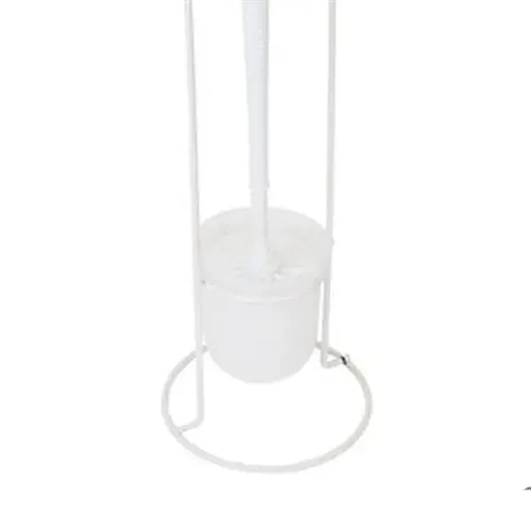 Portarrollos WC con escobilla Confortime blanco Medidas 30x20cm