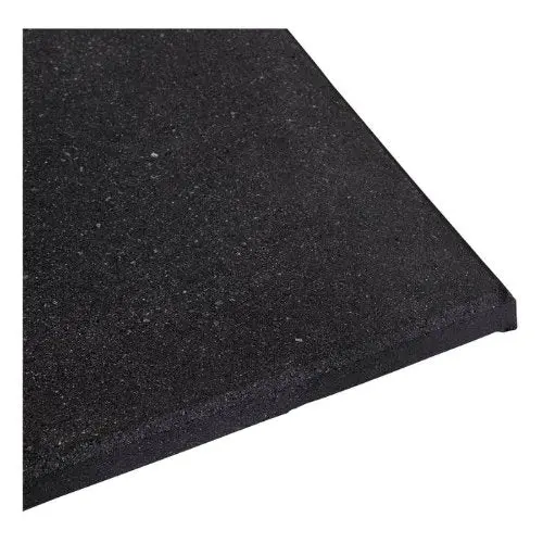 Loseta Recta Caucho Gimnasio 100x100x3cm grano elegante