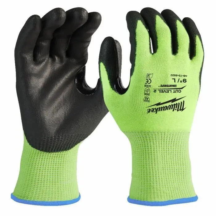Guantes milwaukee hv anticorte nivel 2/b - talla 8 - 4932479922