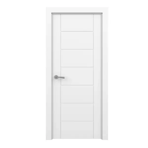 Puerta de Uso interior acristalada Freya blanco derecha 72,5 cm geom