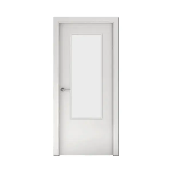 Puerta de Uso interior acristalada Carina blanco derecha 72,5 cm