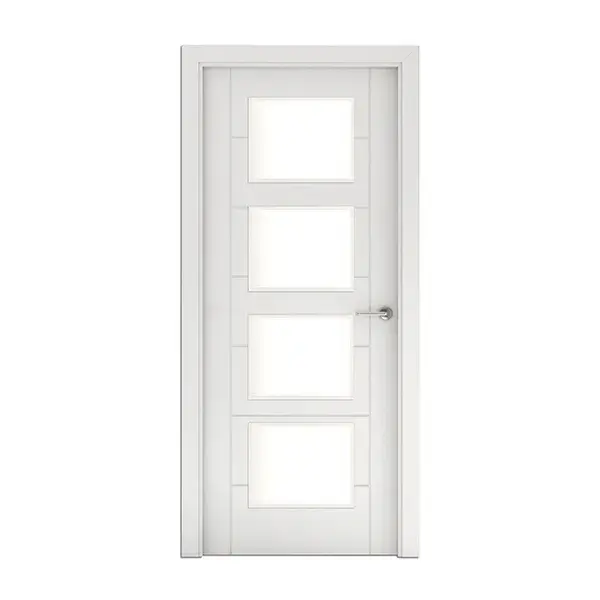 Puerta de Uso interior acristalada Córcega blanco izquierda 203x72,5 cm