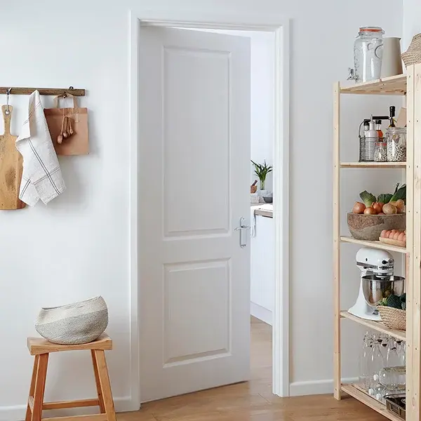 Puerta de Uso interior camargue lacada blanca izquierda 203 x 82,5 cm