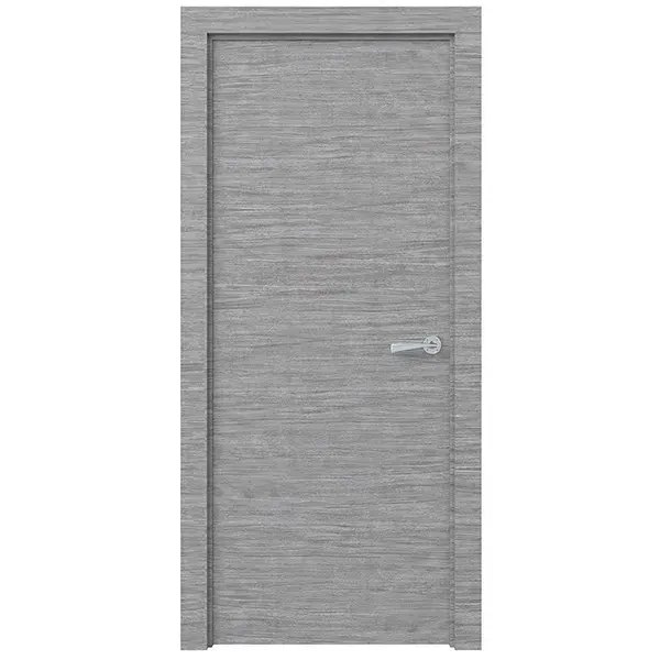 Puerta de Uso interior exmoor melamina gris izquierda 203 x 62,5 cm