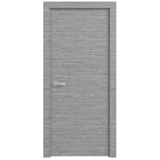 Puerta de Uso interior exmoor melamina gris derecha 203 x 62,5 cm