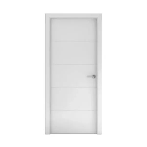 Puerta de Uso interior Ons blanca 62,5cm izquierda con tapajuntas