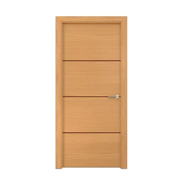 Puerta de Uso interior ortegal texturizada roble izquierda 203 x 82,5 cm