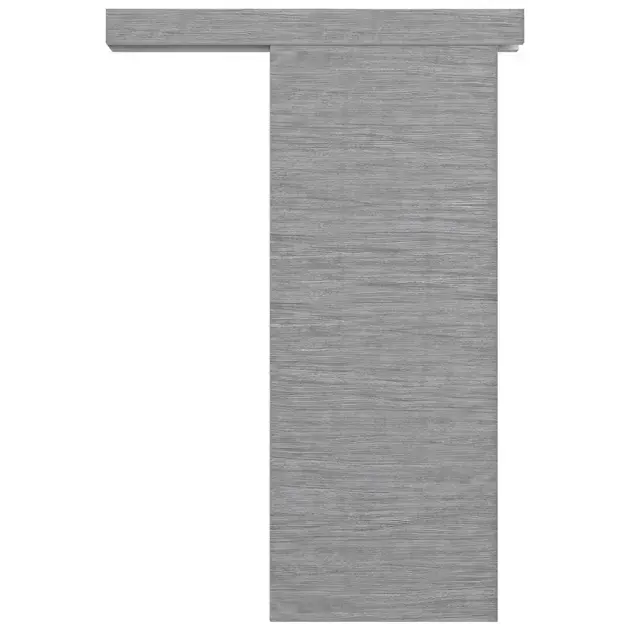 Puerta de Uso interior corredera exmoor melamina gris 203 x 82,5 cm
