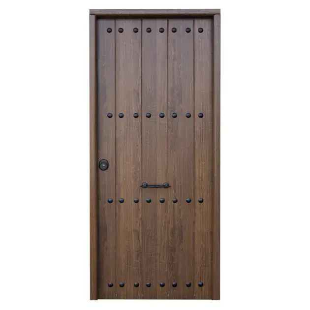 Puerta de entrada acorazada rústica derecha 210 x 90 cm