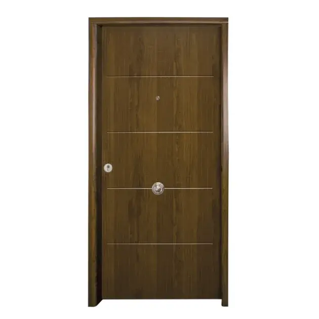 Puerta de entrada saga multi roble viejo derecha 210 x 90 cm