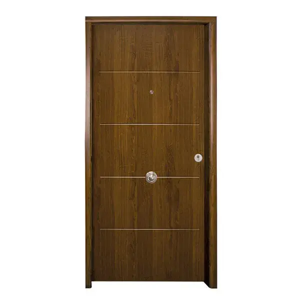 Puerta de entrada saga multi roble viejo izquierda 210 x 90 cm