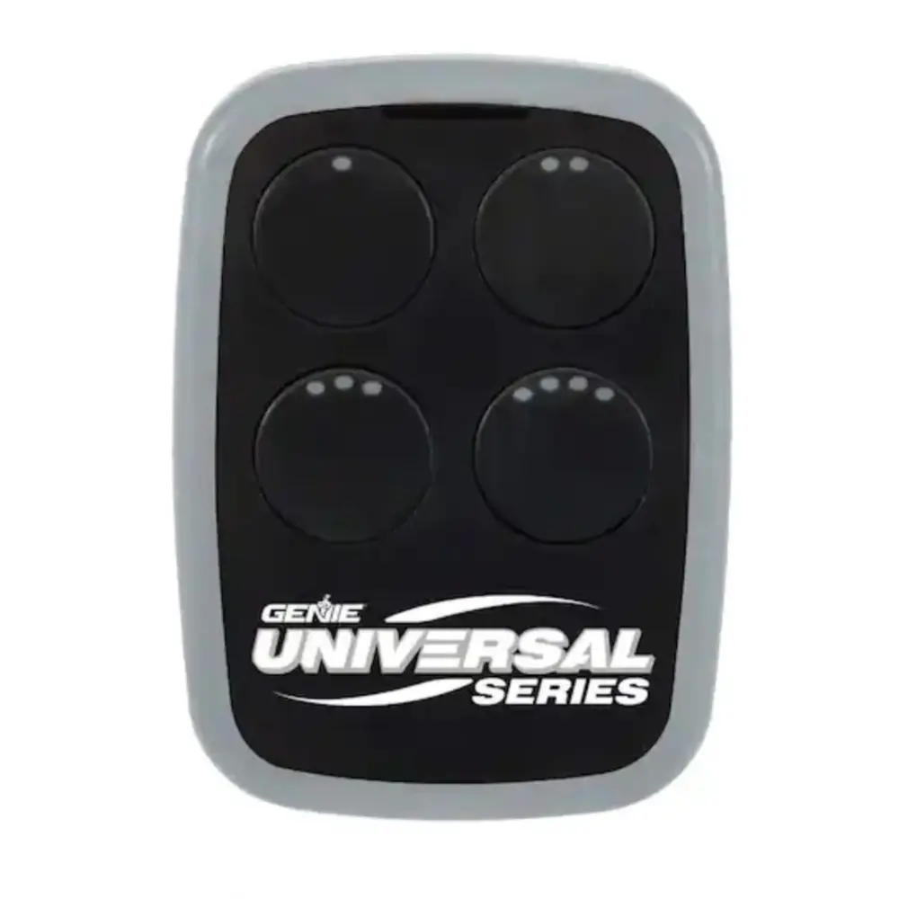 Control remoto compatible para puerta de garaje Genie GU4TG2-R de 4 botones con DIP y aprendizaje