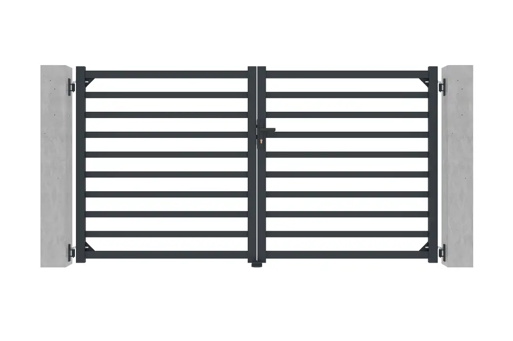 Puerta batiente aluminio 3m antelao h.160cm Material Ignífugo