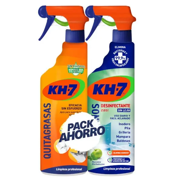 Duplo kh7 quitagrasas + zas baño 750 ml