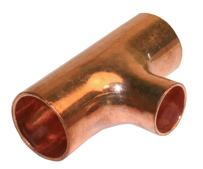 Accesorio en t reductor de soldadura de cobre d.14 para tubo de cobre Centrale Brico