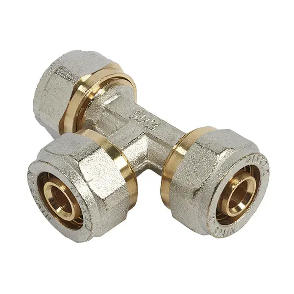 Enlace compresión T multicapa Ø 16x2 mm