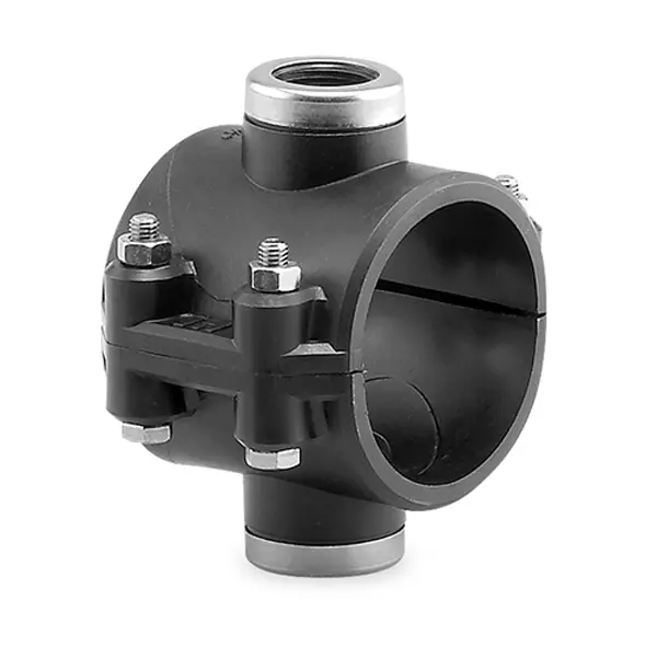 COLLARIN T/DOBLE PARA PVC Y PE CON REFUERZO 63X1 Hidroten