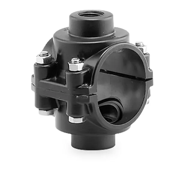 COLLARIN PP T/DOBLE PARA PVC Y PE SIN REFUERZO 125X1 1/2 Hidroten