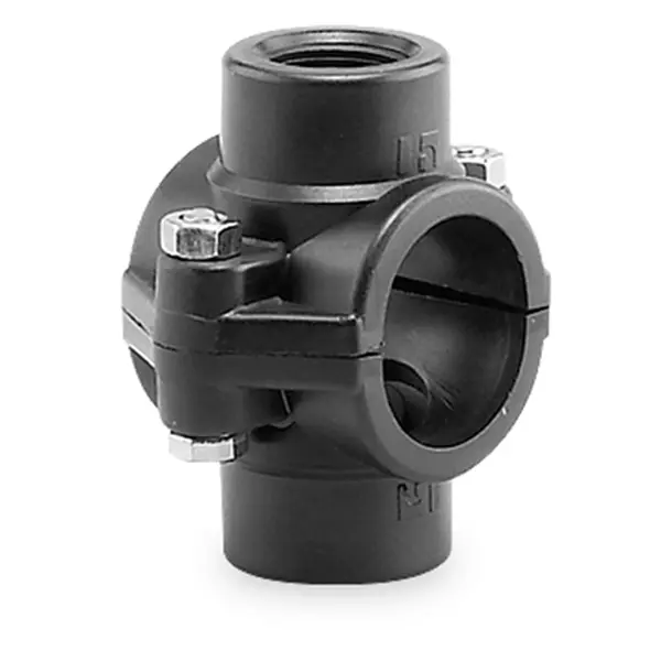 COLLARIN PP T/DOBLE PARA PVC Y PE SIN REFUERZO 50X1 Hidroten