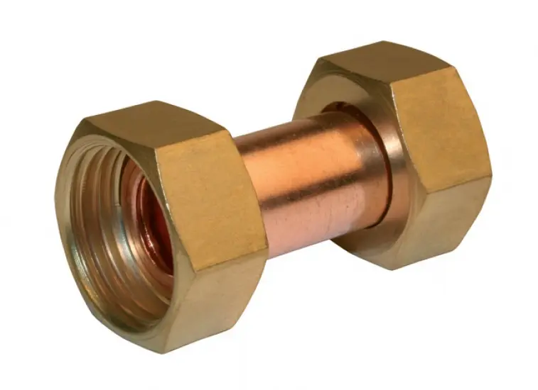 Conexión hembra-hembra con tuerca libre 3/4 Quick Plomberie