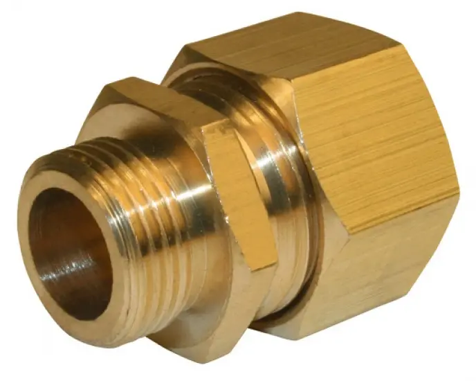 Manguito bicónico de latón m 12 x 17 para tubo de cobre Quick Plomberie