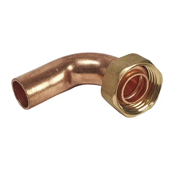 Racor curvo 1/2'' X 12 mm 2 piezas