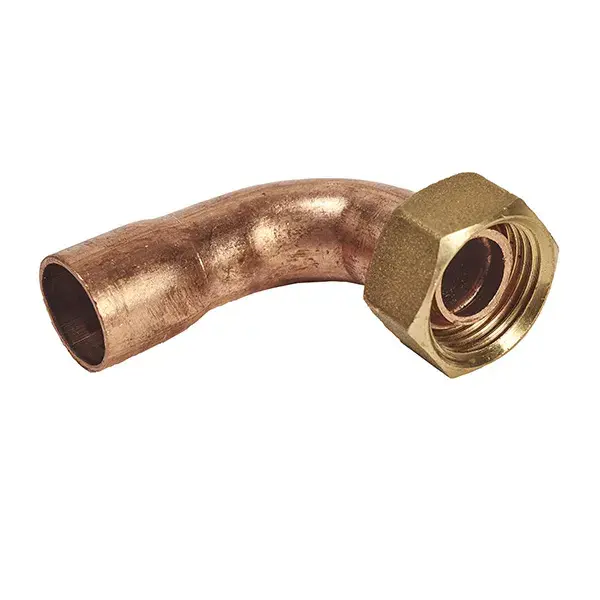 Racor curvo Ø16x3/8 2 piezas