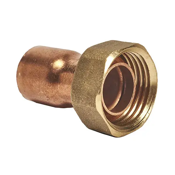 Racor recto Ø15x1/2 2 piezas