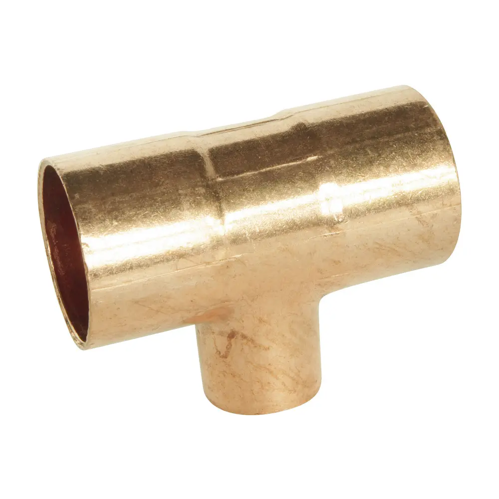 Te de cobre reducida para soldar - para tubo de cobre ø22-14-22 (x2) SOMATHERM FOR YOU