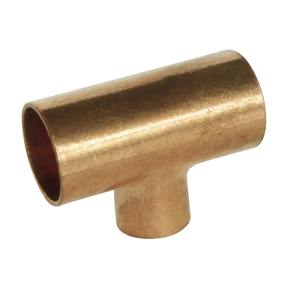 Somatherm you - te de cobre reducida ø14-10-14 - bolsa de 2 piezas