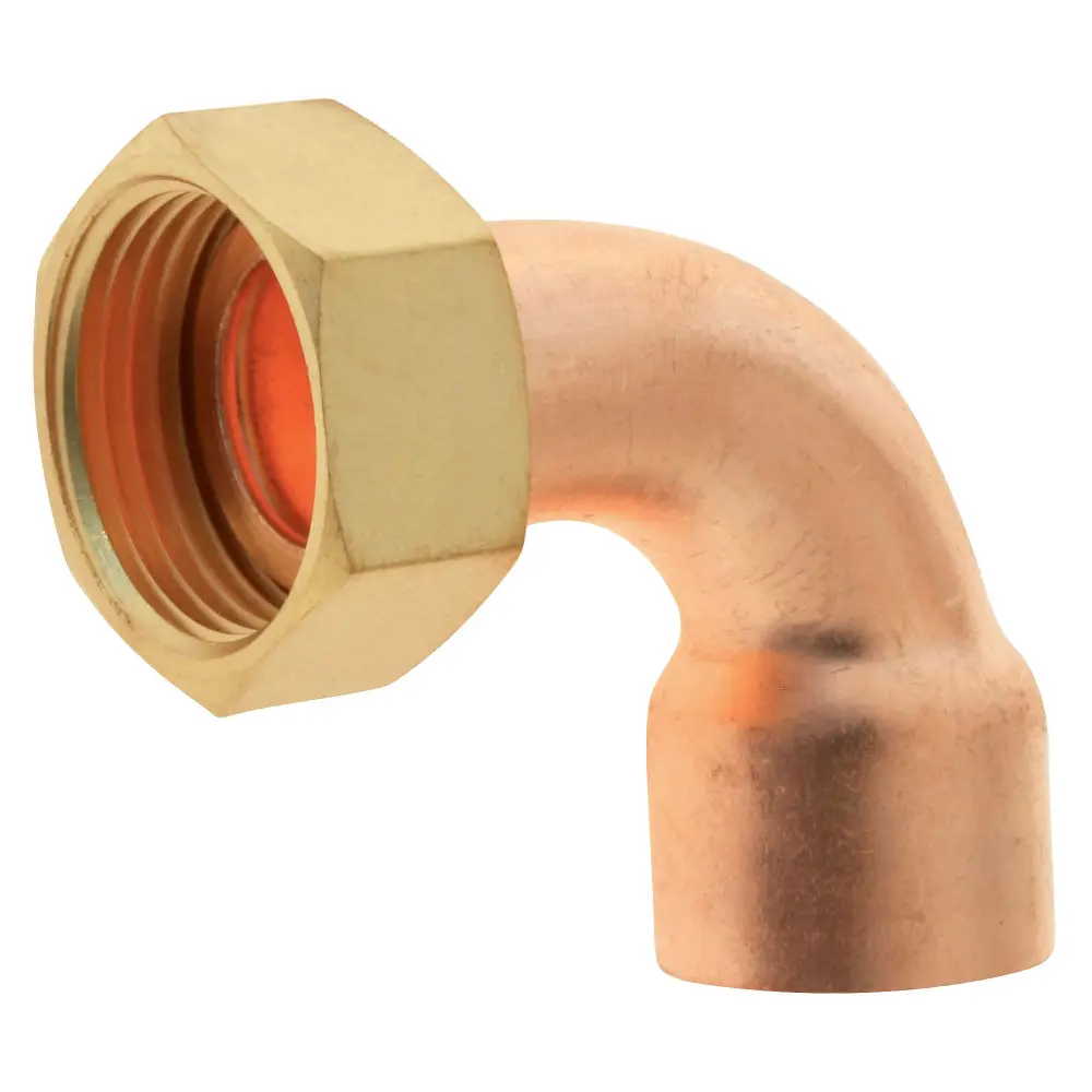 Somatherm you - codo de cobre ø22 - tuerca giratoria 20/27 - 2 piezas