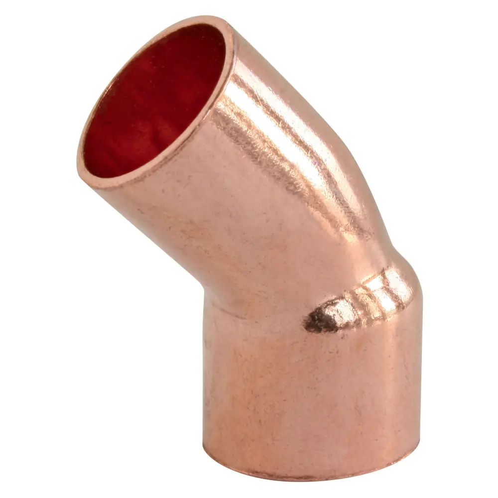 Somatherm you - racor de cobre para soldar - codo 45° macho hembra ø12