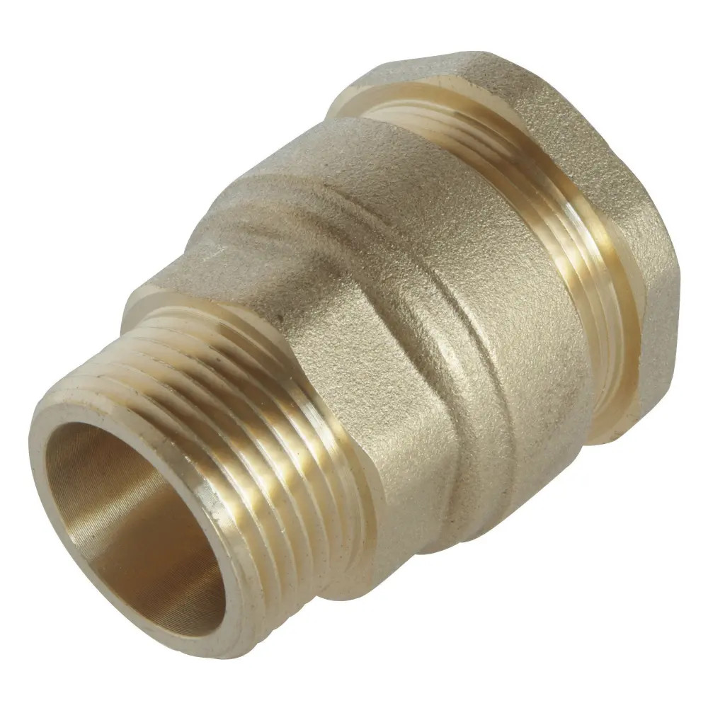 Somatherm you - racor macho recto de latón para tubo pe d40 - m33/42