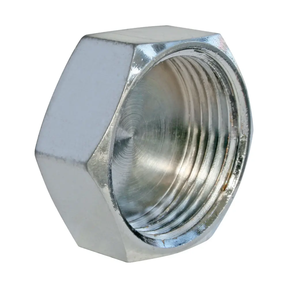 Somatherm you - tapón de latón niquelado - hembra 15/21 - (x2)