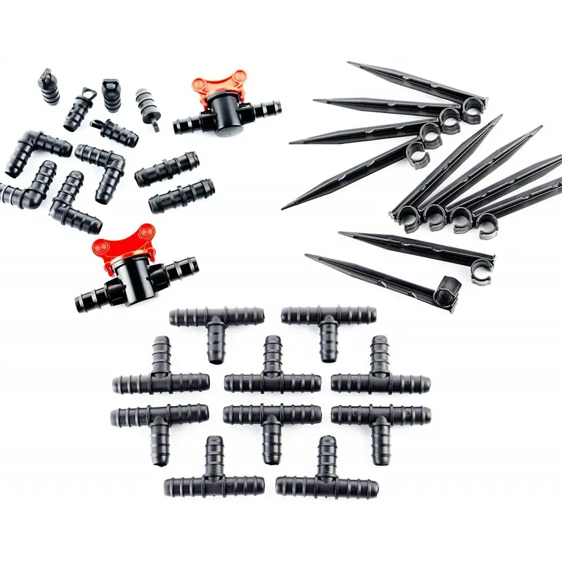 Pack básico de accesorios de 16 mm. Para todo tipo de riego por goteo o Suinga