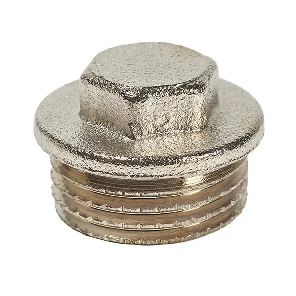 Tapón latón m 1/2 cromado