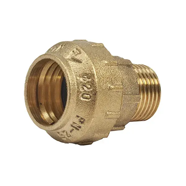 Unión tubo-macho 1/2 x 20 mm