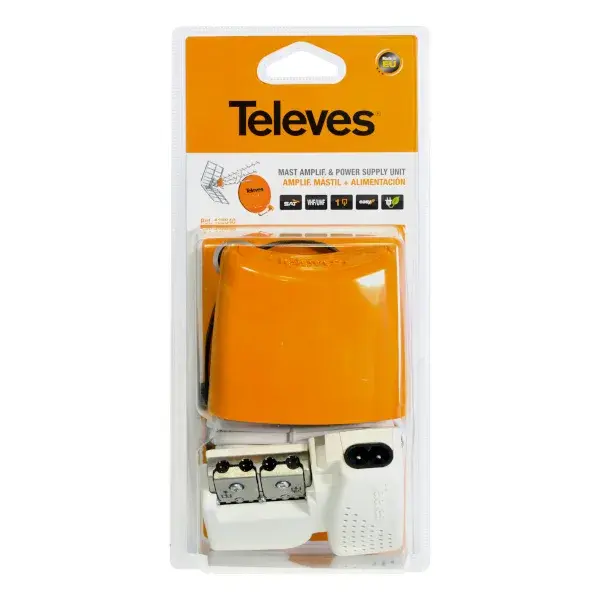 Kit amplificador de mástil nanokom + fuente de alimentación televés televes