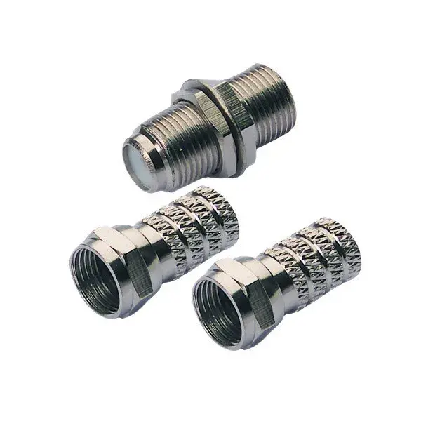 Adaptador satélite h/h + 2 tomas f rosca optex