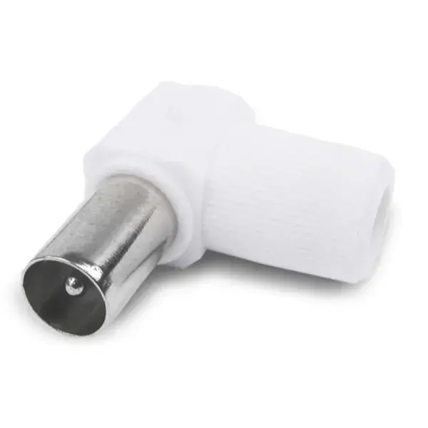 Conector acodado macho para antena engel