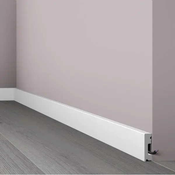 Rodapié blanco aqua