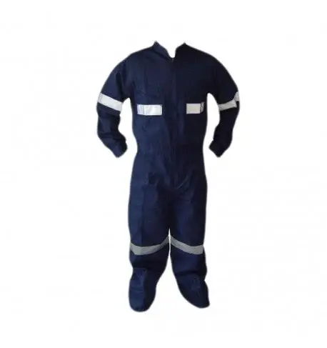 Buzo Poplin Pil Gris C/Cta Refl T/M Resistente Productos Químicos